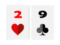 2-9 Slechte starthand bij Texas Hold'em Poker