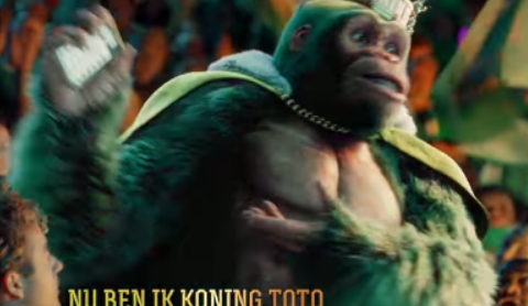Groene gorilla is de nieuwe Koning TOTO