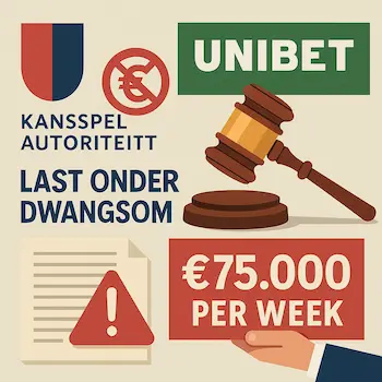 Kansspelautoriteit geeft Unibet last onder dwangsom van € 450.000
