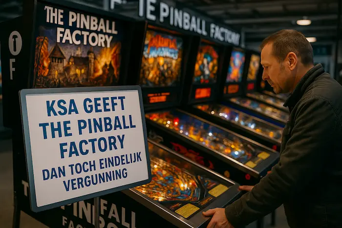 The Pinball Factory krijgt toch vergunning van Kansspelautoriteit