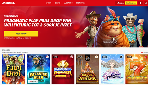Jacks Casino Website